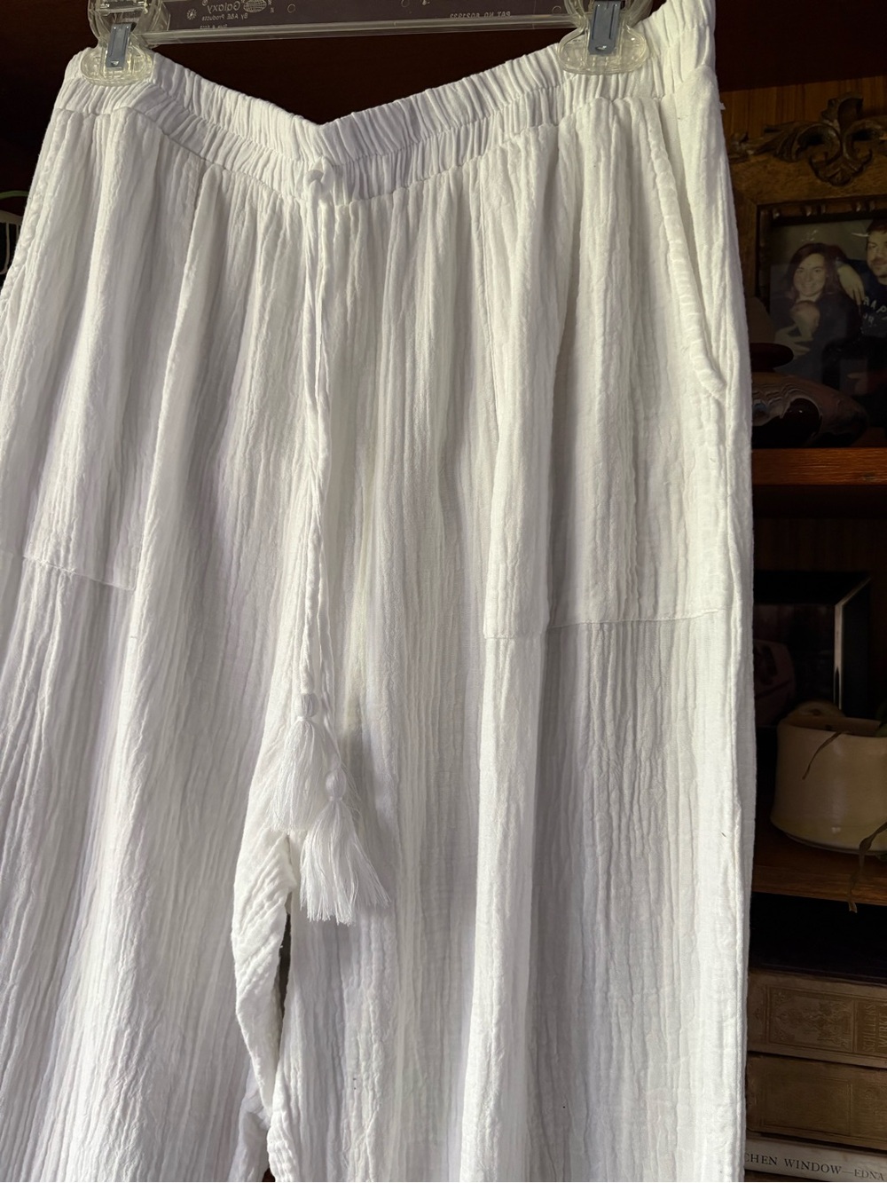 Japna Crinkle Cotton Lounge Pants L